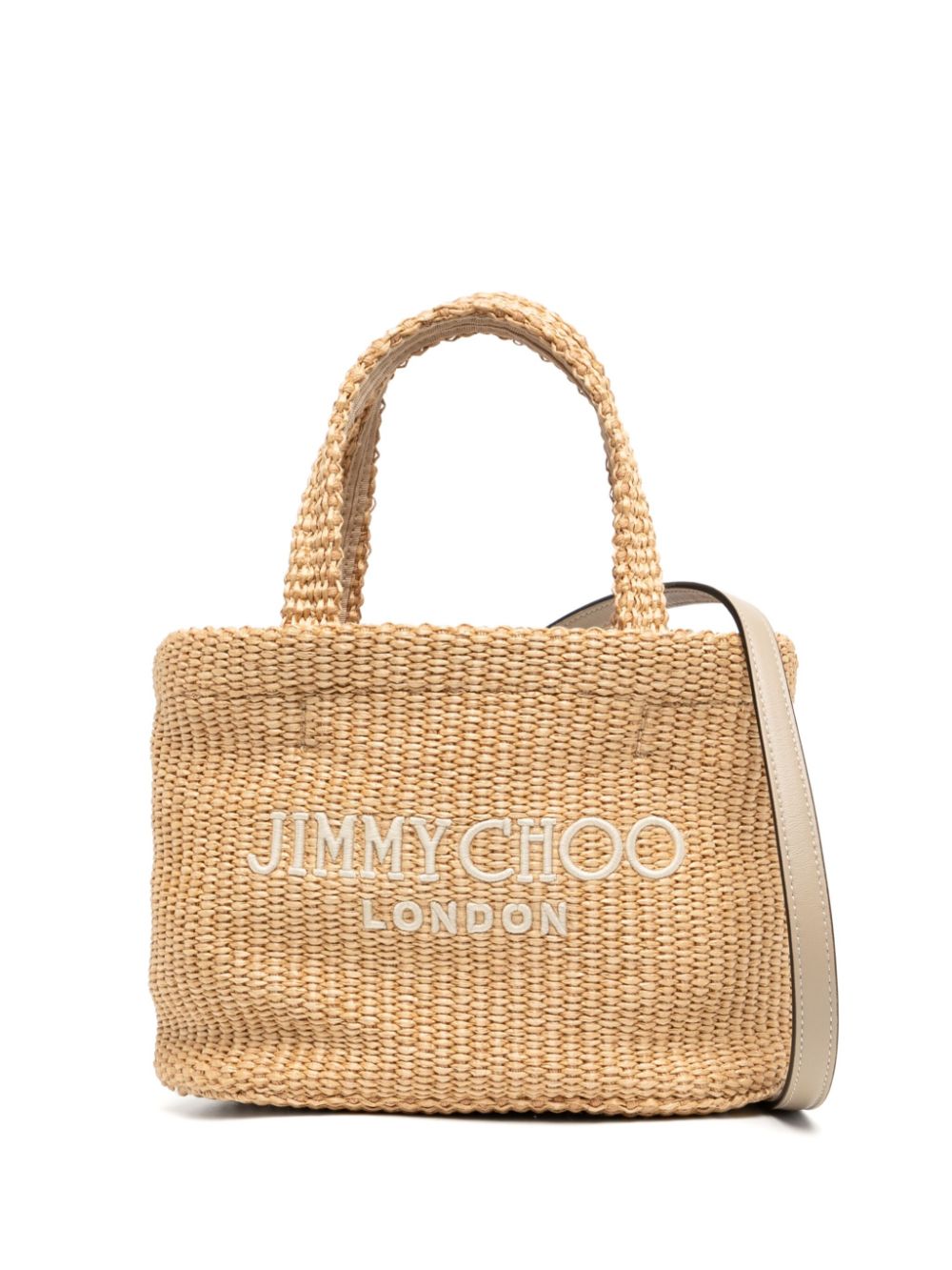 Jimmy Choo beach tote bag - Neutrals von Jimmy Choo