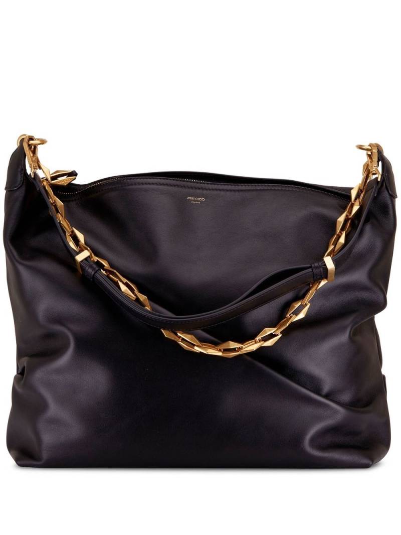 Jimmy Choo chain-strap leather crossbody bag - Black von Jimmy Choo