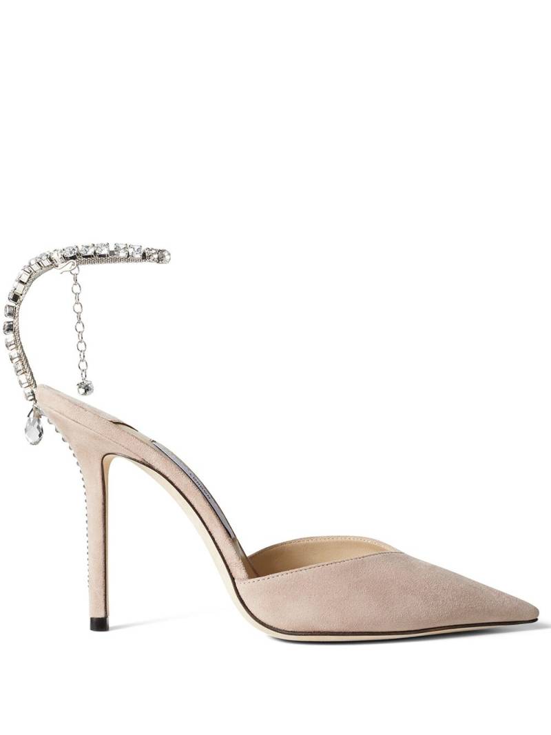 Jimmy Choo Saeda 100mm pumps - Neutrals von Jimmy Choo