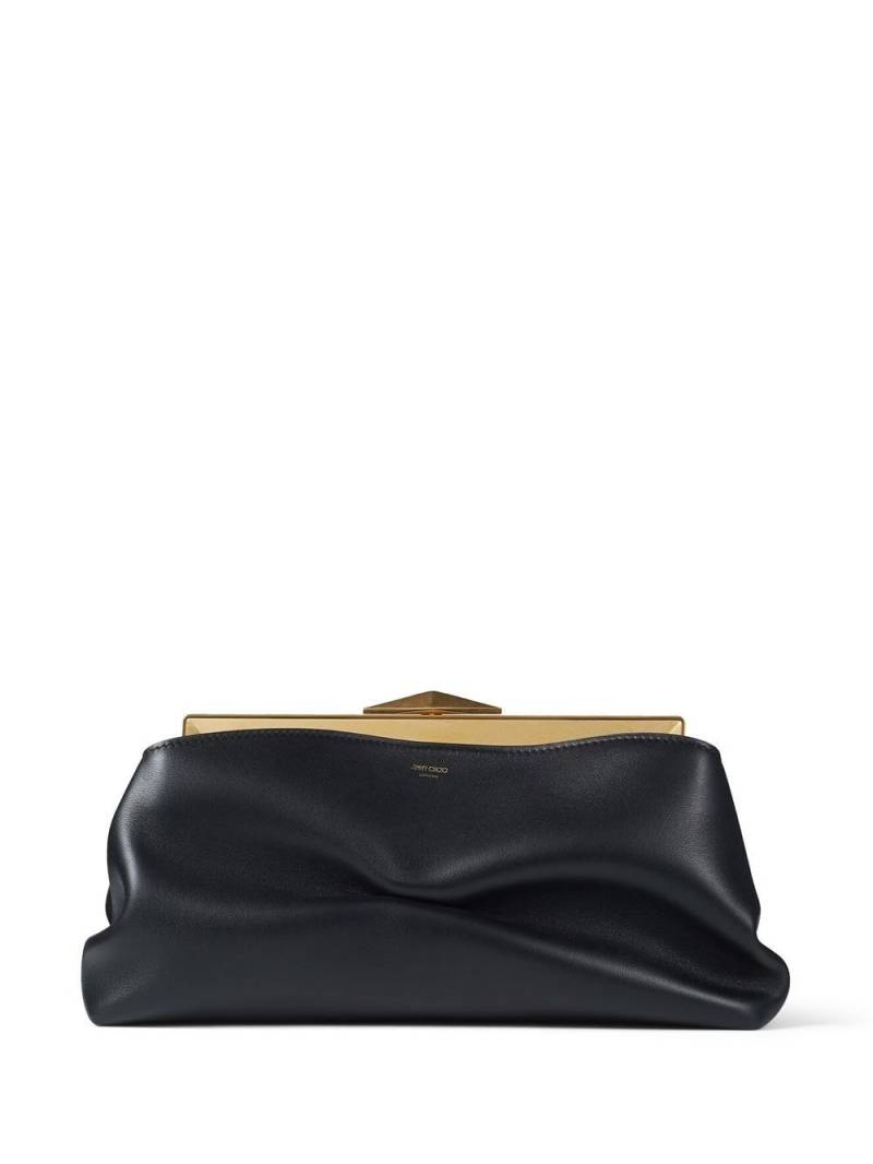 Jimmy Choo diamond frame clutch bag - Black von Jimmy Choo