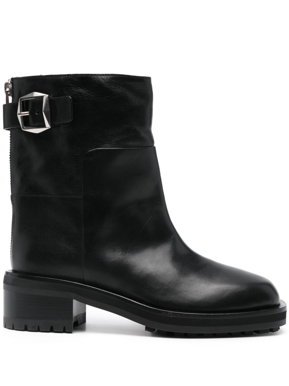 Jimmy Choo leather boots - Black von Jimmy Choo