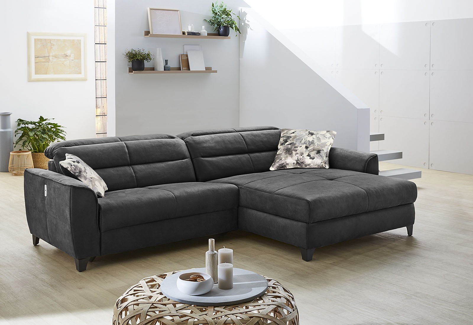 Jockenhöfer Gruppe Ecksofa »Double One L-Form«, mit 2x 120cm breiten, elektromotorischen Relaxfunktionen von Jockenhöfer Gruppe