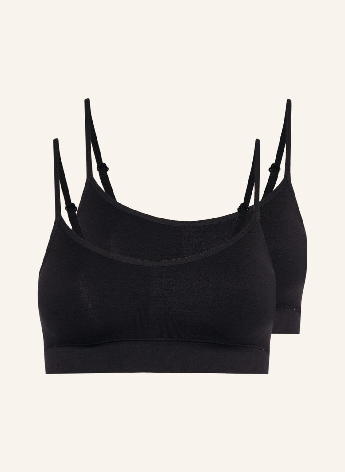 Jockey 2er-Pack Bustiers schwarz Jockey 2er-Pack Bustiers schwarz von Jockey