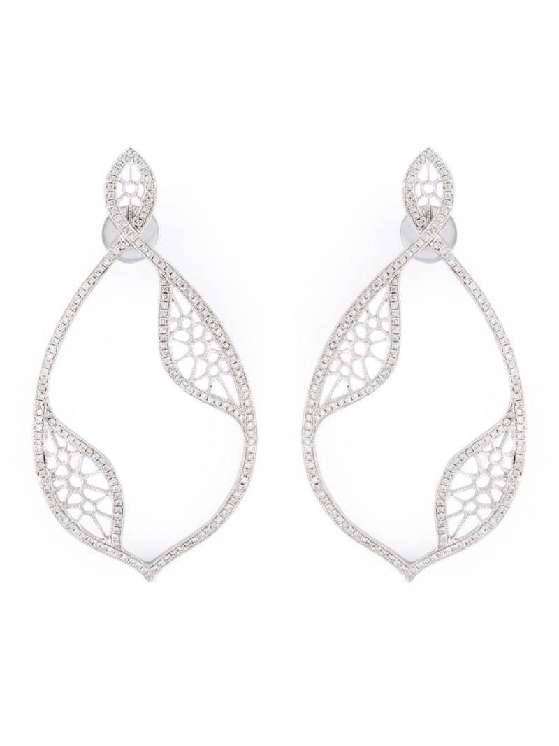 Joëlle Jewellery diamond teardrop earrings - Metallic von Joëlle Jewellery