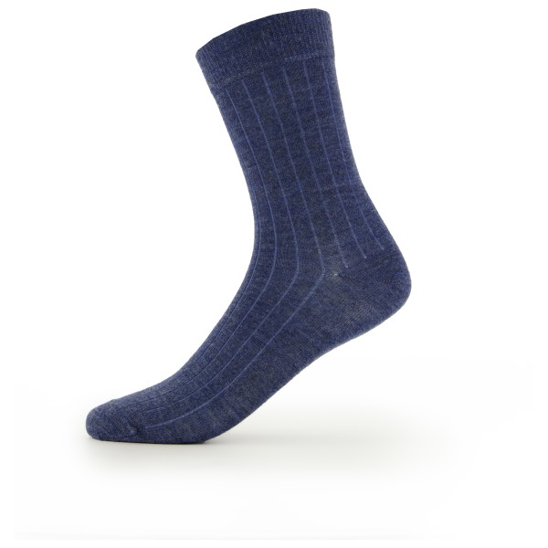 Joha - 4037 Wool Rib Socks Wool/Polyamide/Elasthane - Merinosocken Gr 31-34 braun von Joha