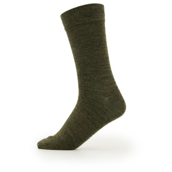 Joha - 4037 Wool Socks Wool/Polyamide/Elasthane - Merinosocken Gr 23-26 oliv von Joha