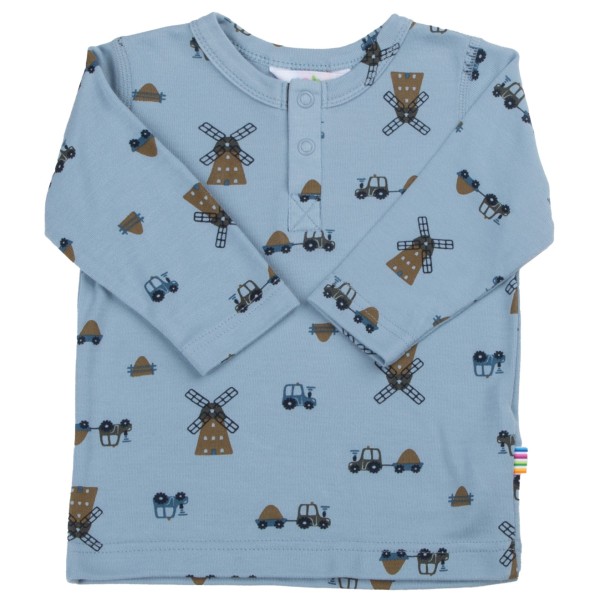 Joha - Kid's 16235 Blouse - Longsleeve Gr 90 blau von Joha