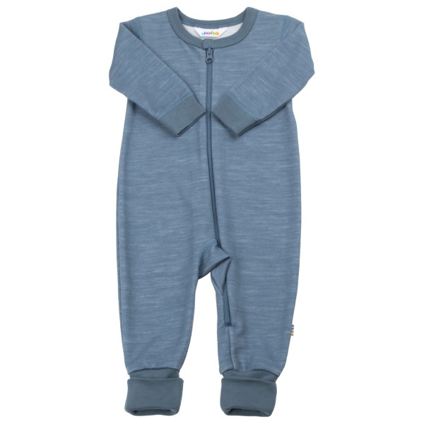 Joha - Kid's 34903 Jumpsuit 2-in-1 Foot - Overall Gr 100;50;60;70;80;90 beige;grau/blau von Joha