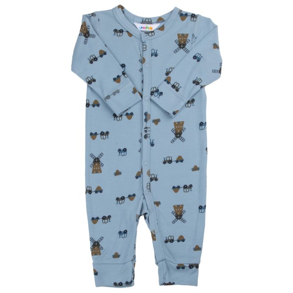 Joha - Kid's 36236 Jumpsuit - Alltagsunterwäsche Gr 100 grau/blau von Joha