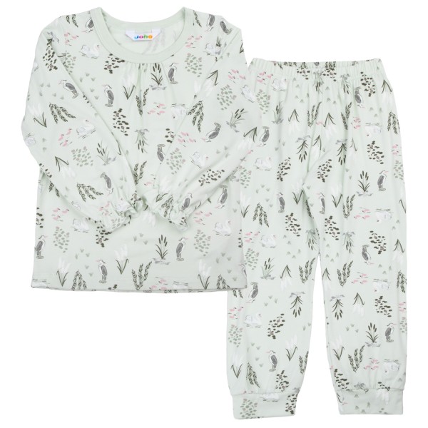 Joha - Kid's 52143 Pyjamas - Alltagsunterwäsche Gr 100 weiß/grau von Joha