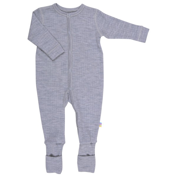 Joha - Kid's 581 Nightsuit 2-In-1 Foot Basic - Overall Gr 100;70;80;90 blau;grau;lila/grau von Joha