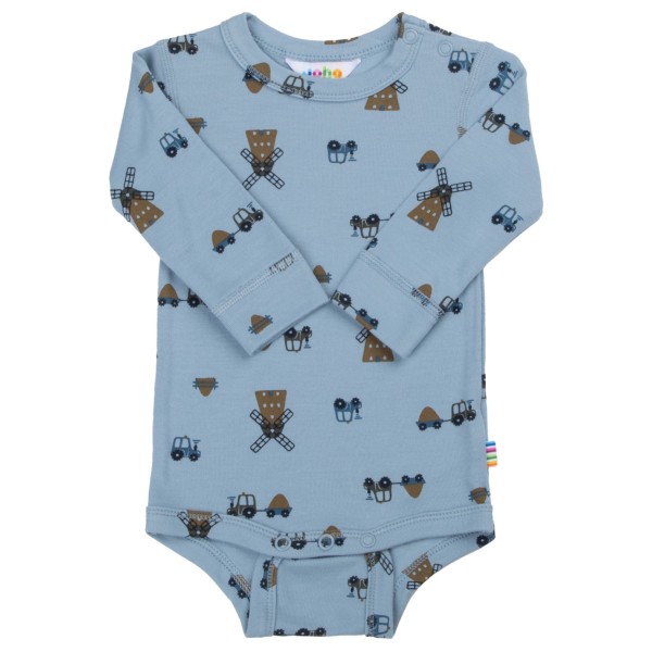 Joha - Kid's 6623 Body L/S - Alltagsunterwäsche Gr 60 blau/grau von Joha