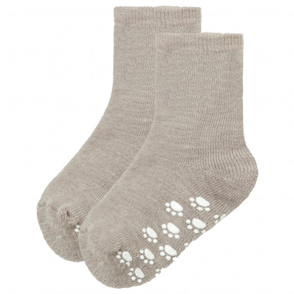 Joha - Kid's 721 Wool Sock Anti-Slip - Hüttenschuhe Gr 15-18;27-30 blau;grau;rosa;rot/lila;schwarz;türkis von Joha