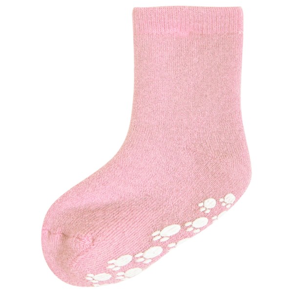 Joha - Kid's 721 Wool Sock Anti-Slip - Hüttenschuhe Gr 19-22 rosa von Joha