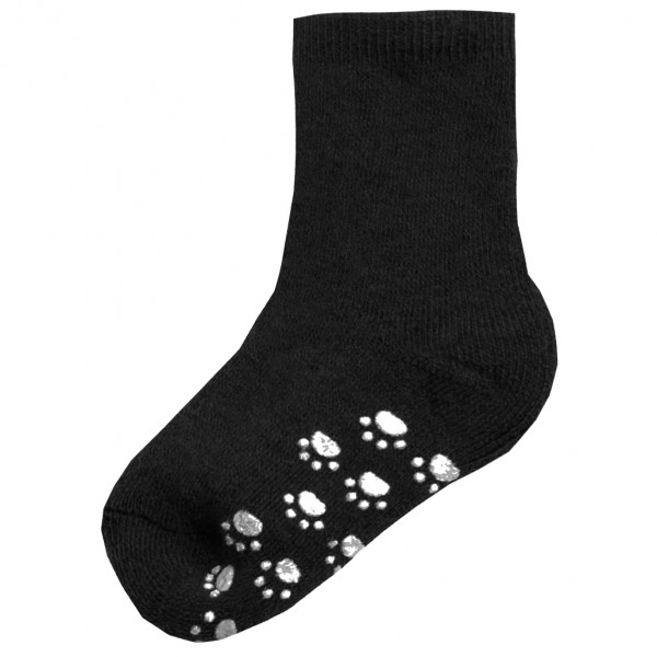 Joha - Kid's 721 Wool Sock Anti-Slip - Hüttenschuhe Gr 19-22 schwarz von Joha