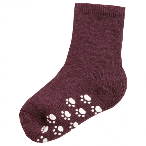 Joha - Kid's 721 Wool Sock Anti-Slip - Hüttenschuhe Gr 23-26 rot/lila Joha - Kid's 721 Wool Sock Anti-Slip - Hüttenschuhe Gr 23-26 rot/lila von Joha