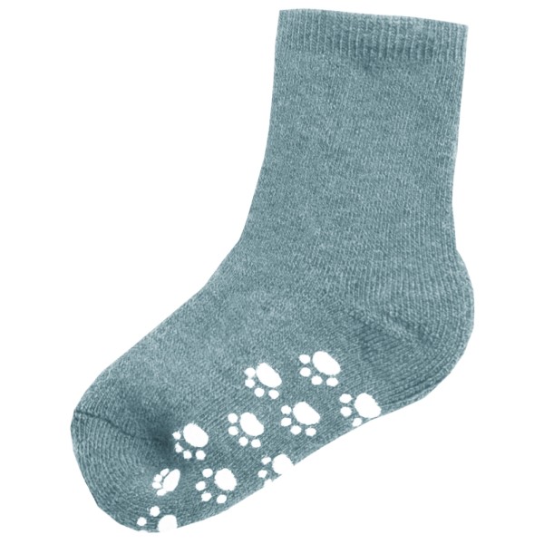 Joha - Kid's 721 Wool Sock Anti-Slip - Hüttenschuhe Gr 23-26 türkis von Joha