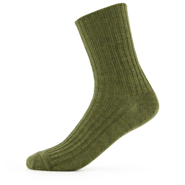 Joha - Kid's Uld-Sok - Merinosocken Gr 27-30 oliv von Joha