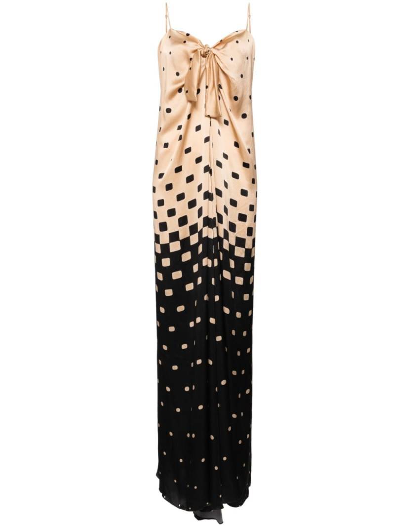 Johanna Ortiz Bold Pioneer silk maxi dress - Brown von Johanna Ortiz