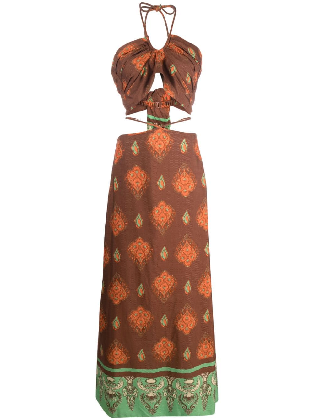 Johanna Ortiz Gaurdian of Wisdom maxi dress - Brown von Johanna Ortiz