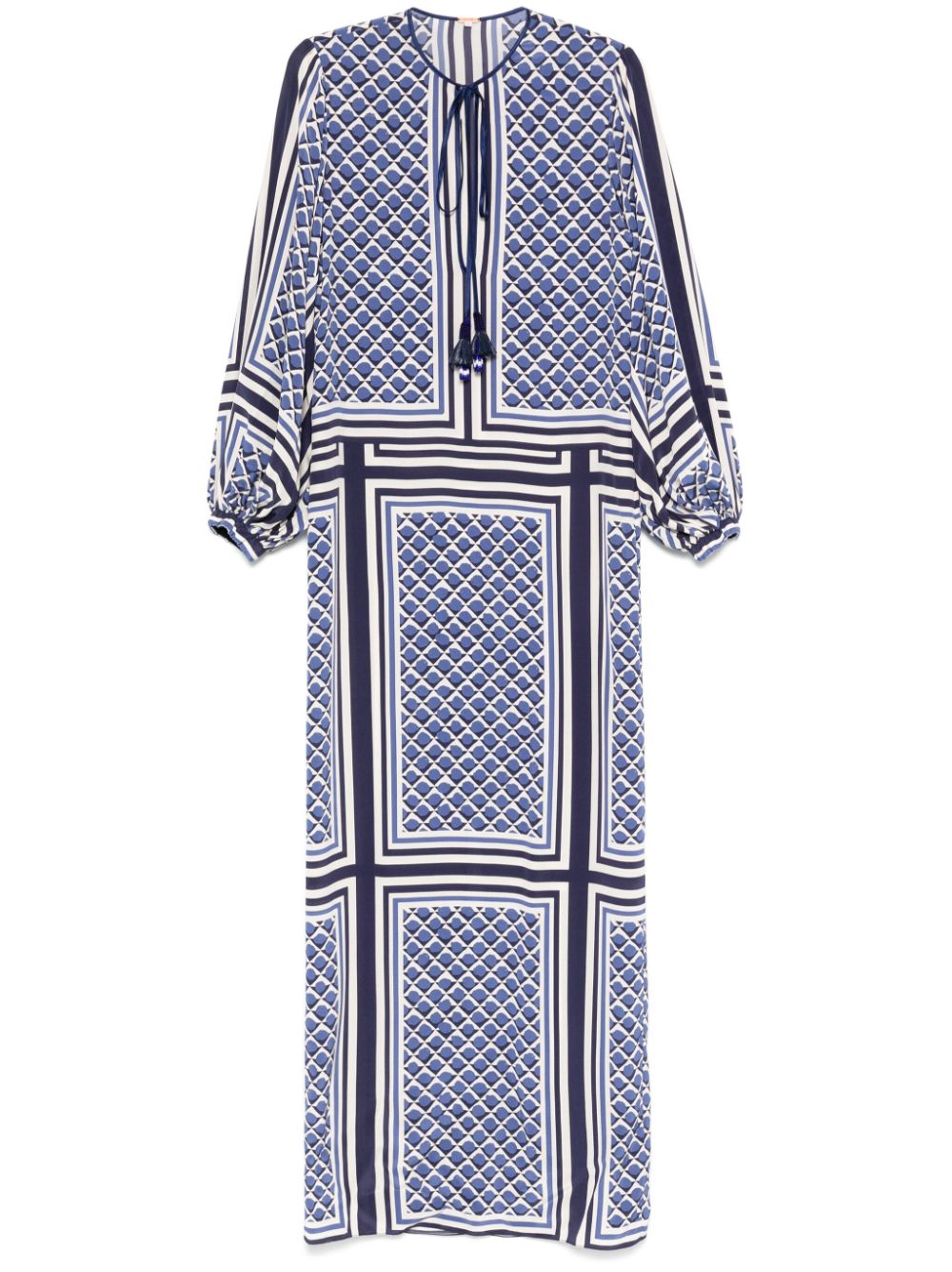 Johanna Ortiz Geometric Art maxi dress - Blue von Johanna Ortiz