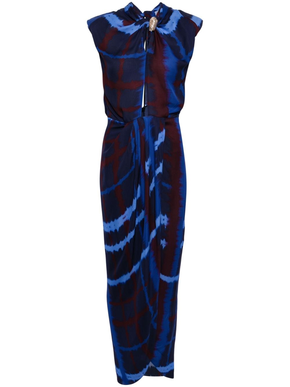 Johanna Ortiz Inspiring Vistas silk maxi dress - Blue von Johanna Ortiz
