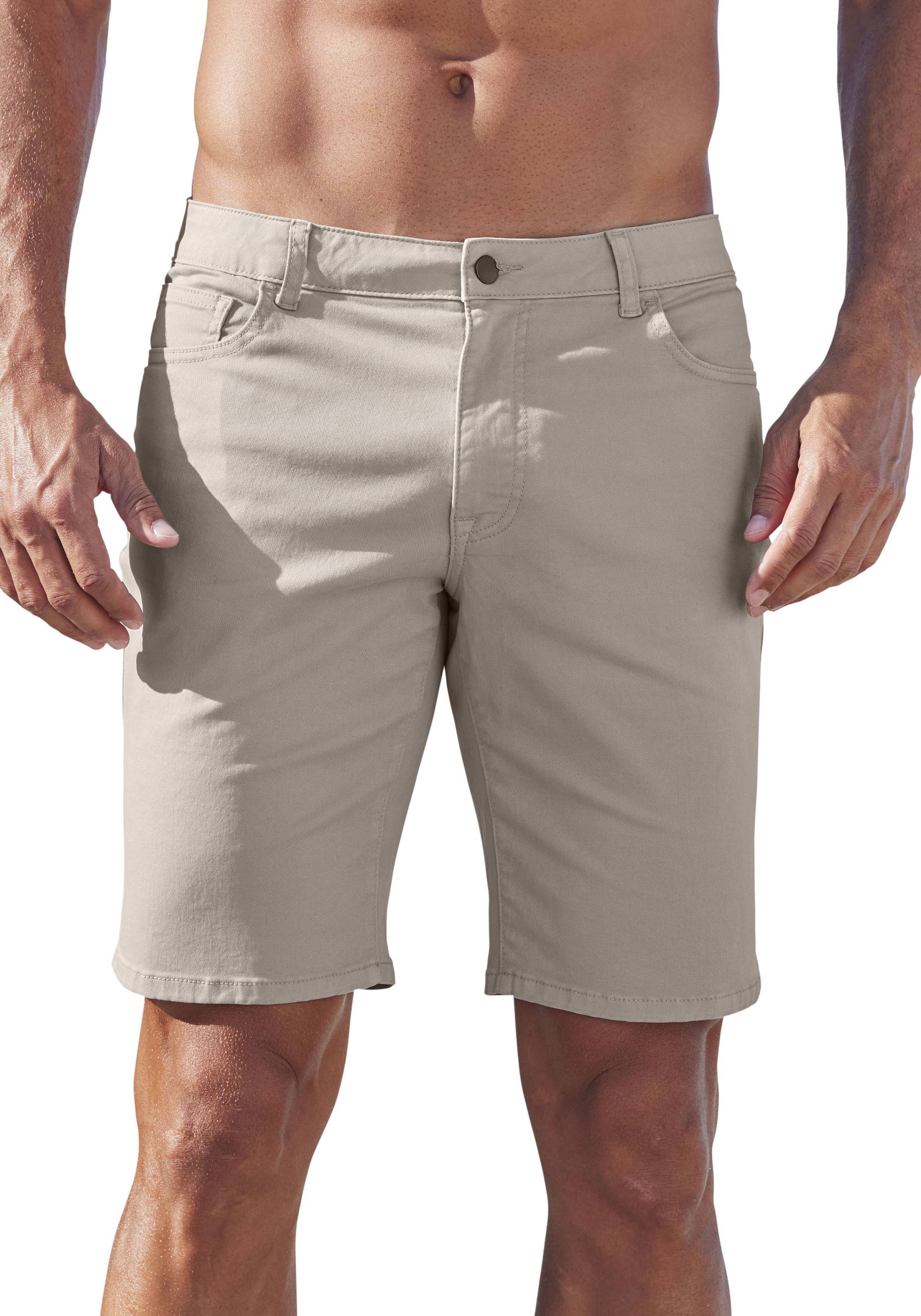John Devin Chinoshorts »regular-fit«, 5-Pocket Chino-Shorts aus elastischer Baumwoll-Qualität von John Devin