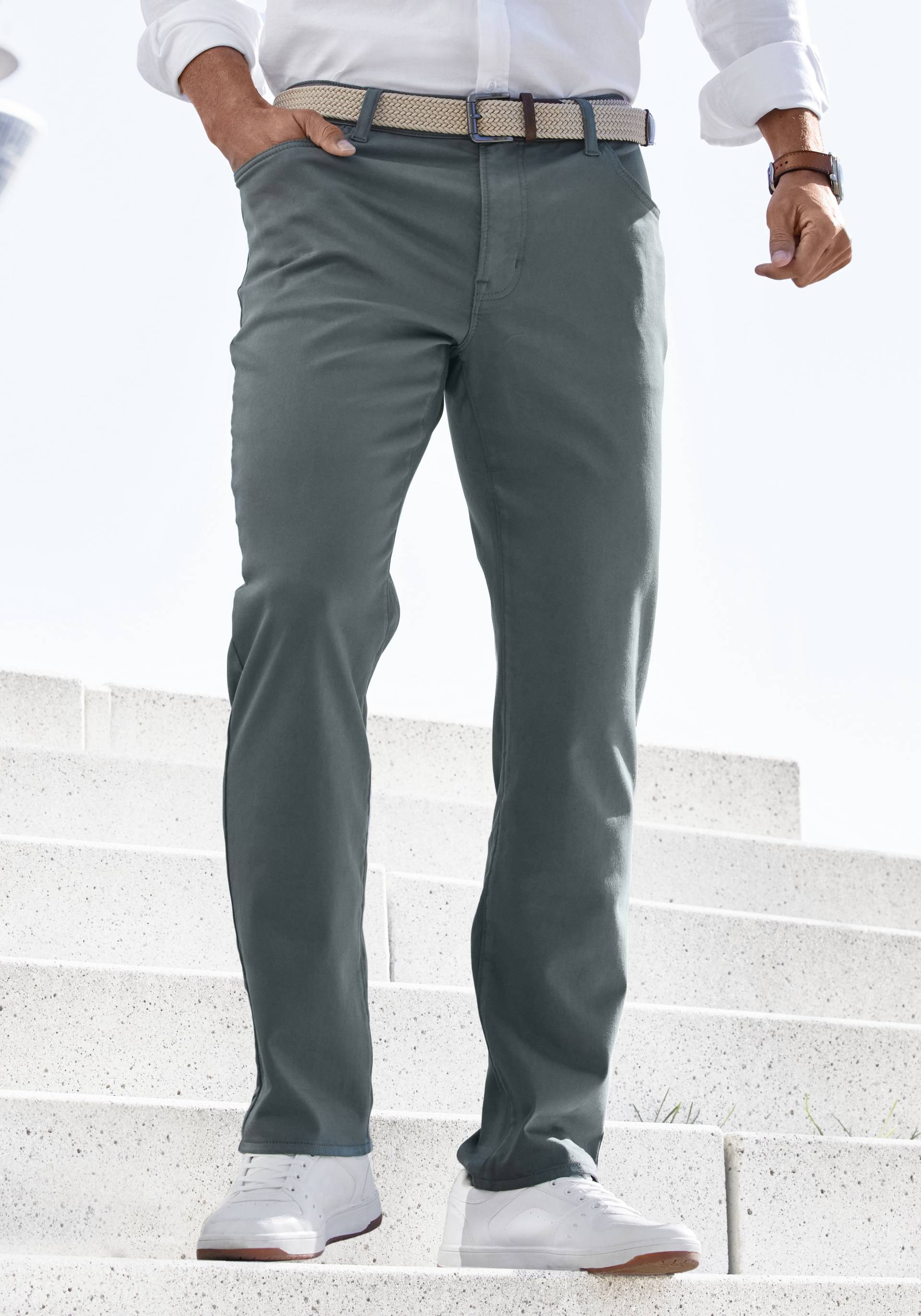 John Devin Chinohose »regular-fit, 5-Pocket-Hose«, aus elastischer Baumwoll-Qualität von John Devin