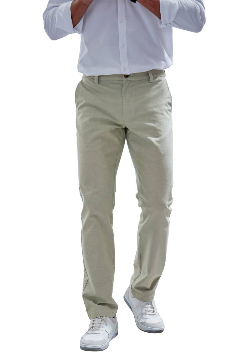 John Devin Chinohose »regular-fit, lange Oxford Hose«, aus elastischer Baumwoll-Qualität von John Devin