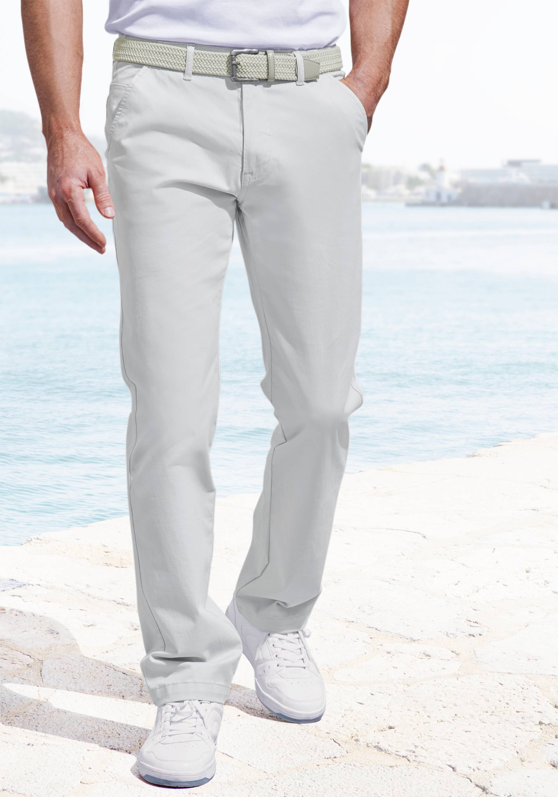 John Devin Chinohose »regular-fit«, aus elastischer Baumwoll-Qualität von John Devin