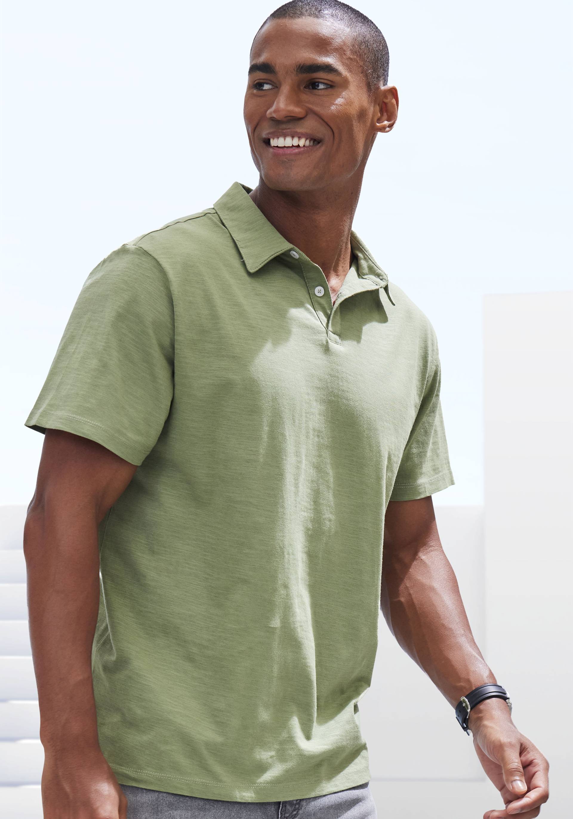 John Devin Poloshirt, aus besonderer slub-yarn Qualität John Devin Poloshirt, aus besonderer slub-yarn Qualität von John Devin