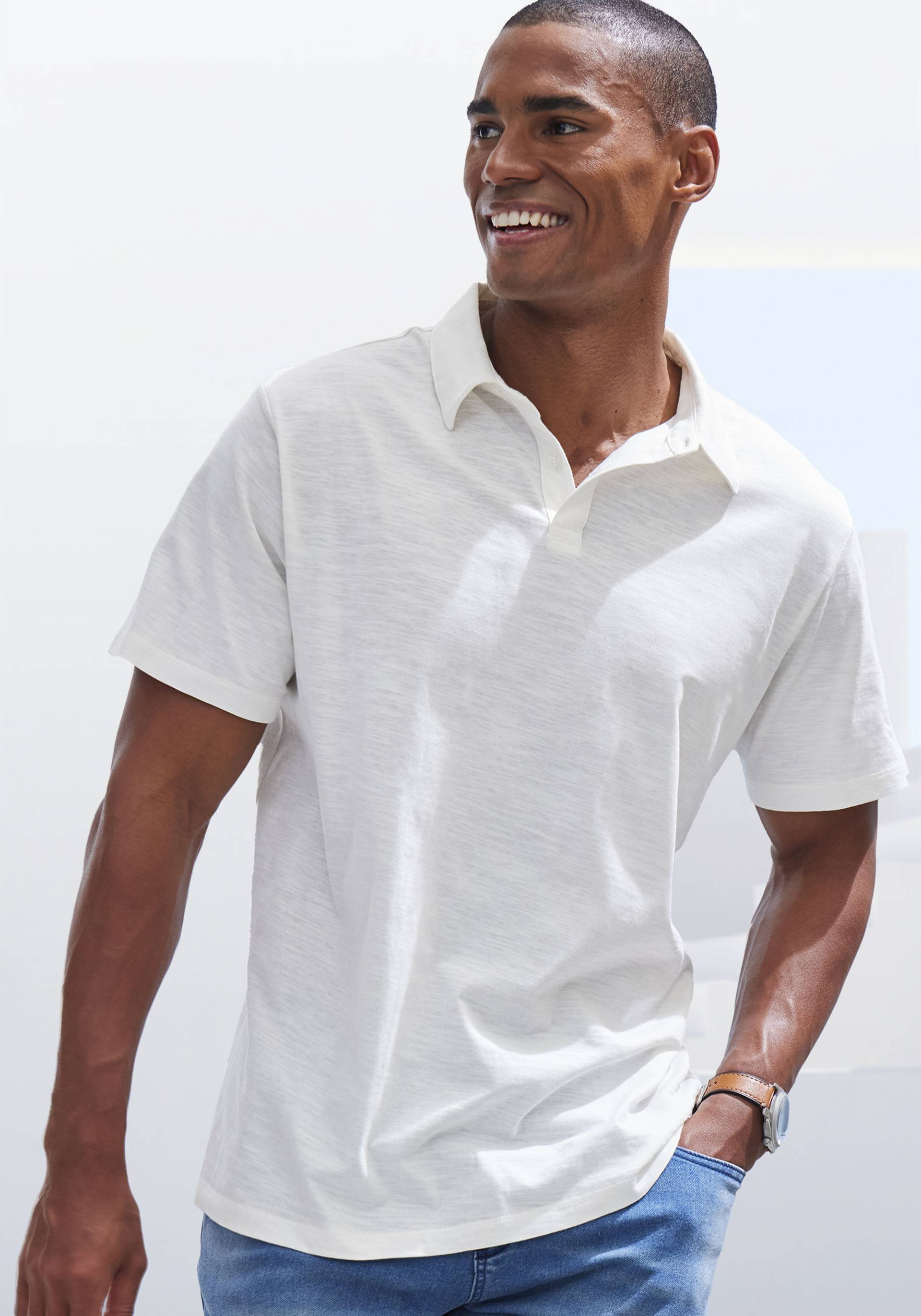 John Devin Poloshirt, aus besonderer slub-yarn Qualität John Devin Poloshirt, aus besonderer slub-yarn Qualität von John Devin