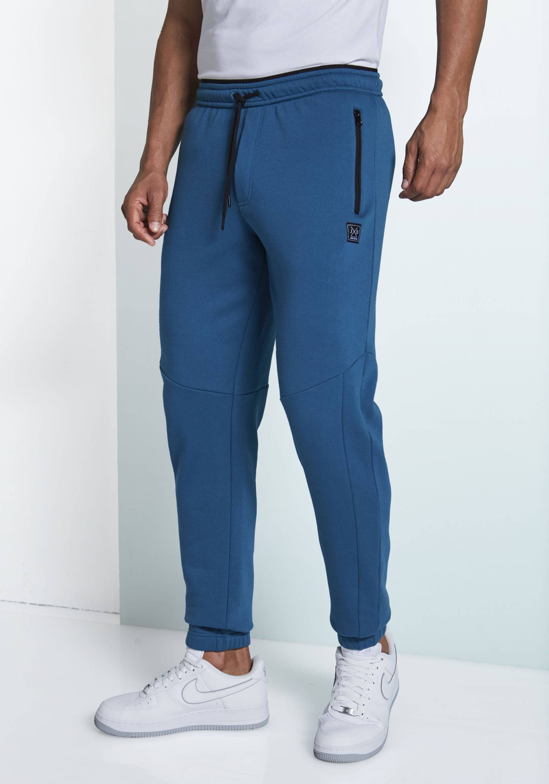 John Devin Sweathose, Jogginghose mit seitlichen Taschen und Bindeband aus Baumwoll-Mix John Devin Sweathose, Jogginghose mit seitlichen Taschen und Bindeband aus Baumwoll-Mix von John Devin