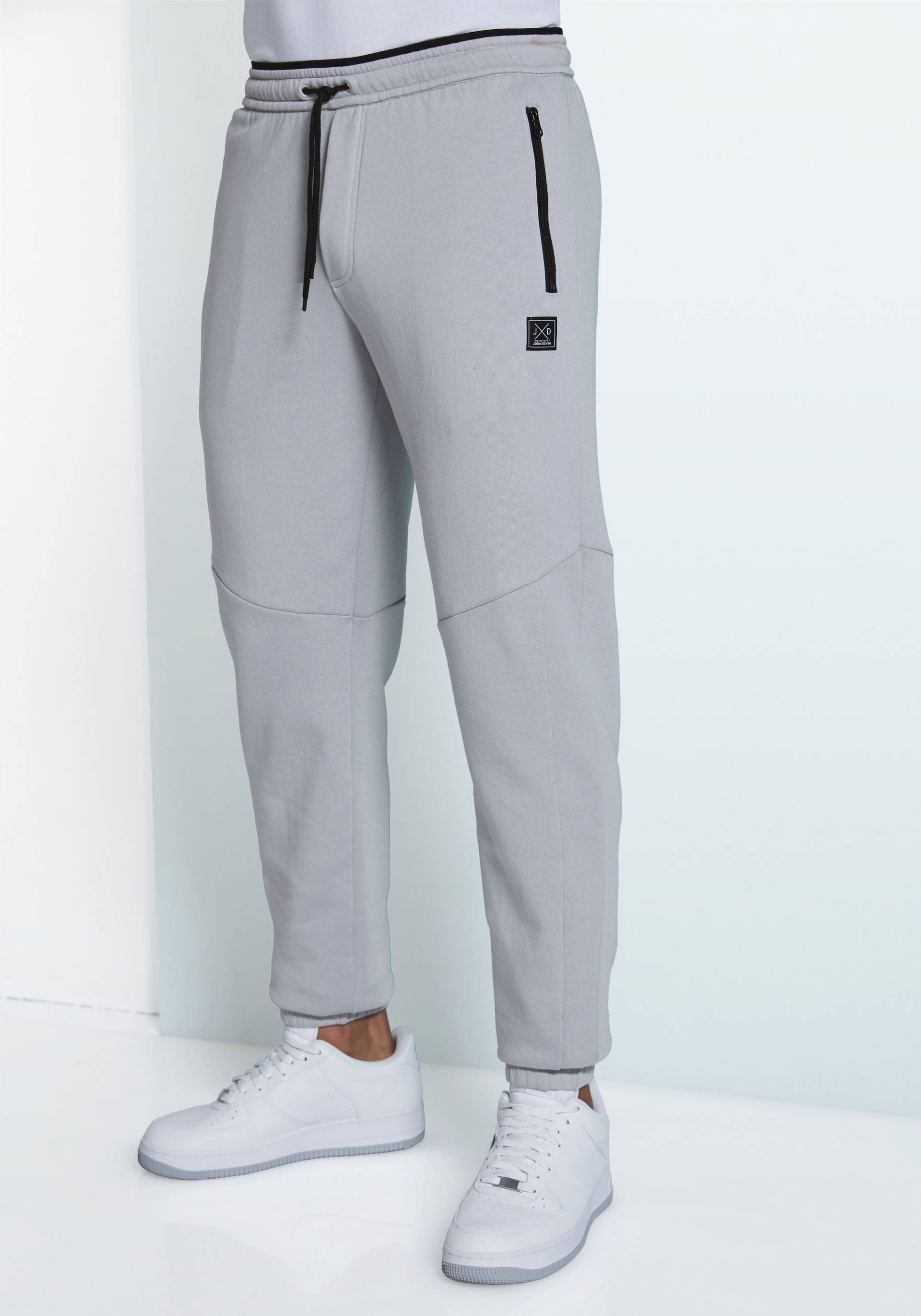 John Devin Sweathose, Jogginghose mit seitlichen Taschen und Bindeband aus Baumwoll-Mix John Devin Sweathose, Jogginghose mit seitlichen Taschen und Bindeband aus Baumwoll-Mix von John Devin