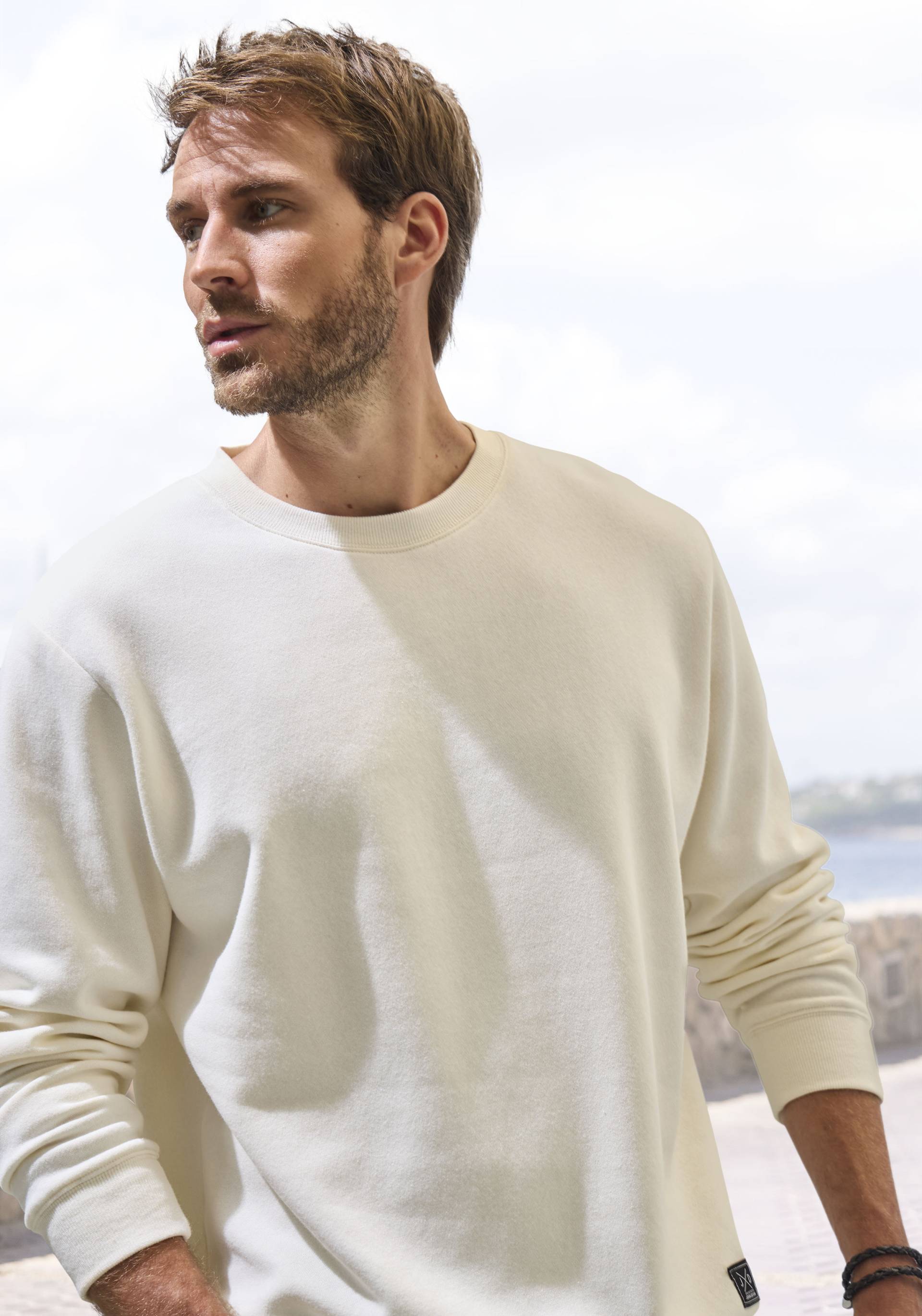 John Devin Sweatshirt, Langarm, Sweatshirt mit Rundhals, Baumwollmischung John Devin Sweatshirt, Langarm, Sweatshirt mit Rundhals, Baumwollmischung von John Devin