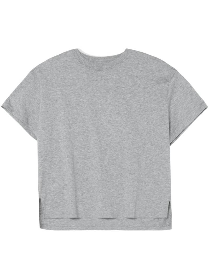 John Elliott Finley cotton cropped T-shirt - Grey von John Elliott