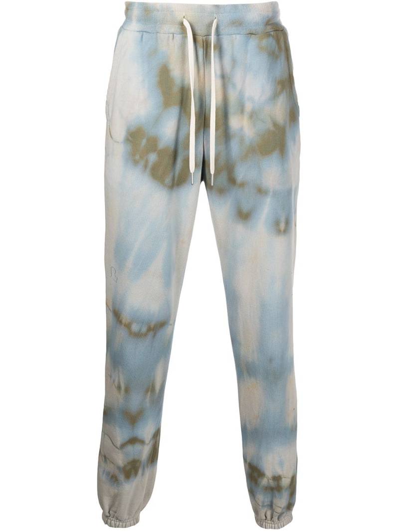 John Elliott LA tie-dye print track trousers - Blue von John Elliott