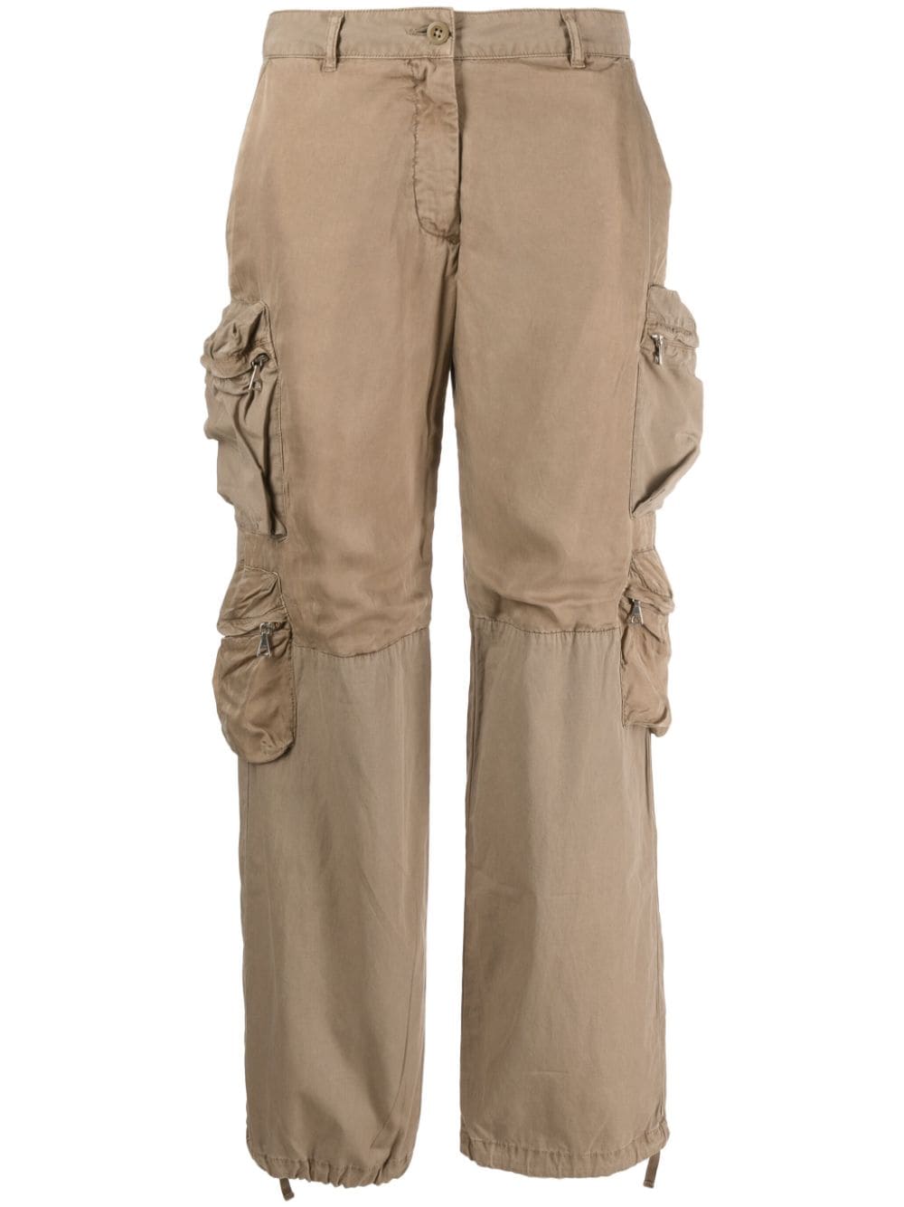 John Elliott Parachute mid-rise cargo pants - Brown von John Elliott