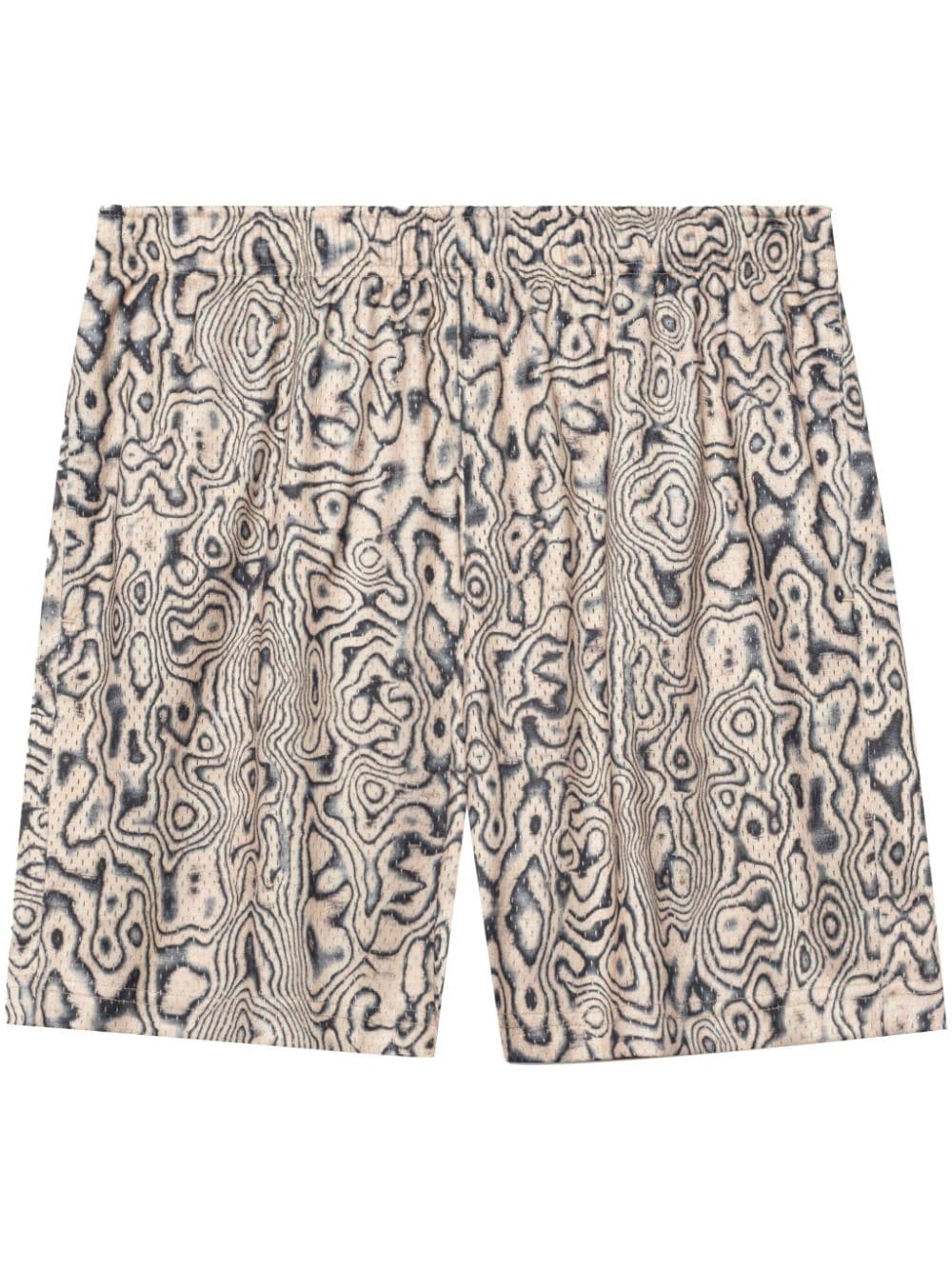 John Elliott Practice graphic-print shorts - Neutrals von John Elliott