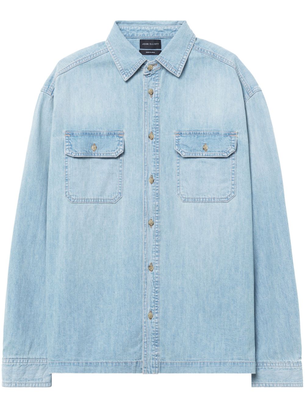 John Elliott Princetown denim shirt - Blue von John Elliott