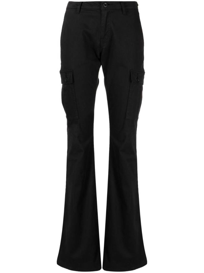 John Elliott Riley low-rise utility bootcut trousers - Black von John Elliott