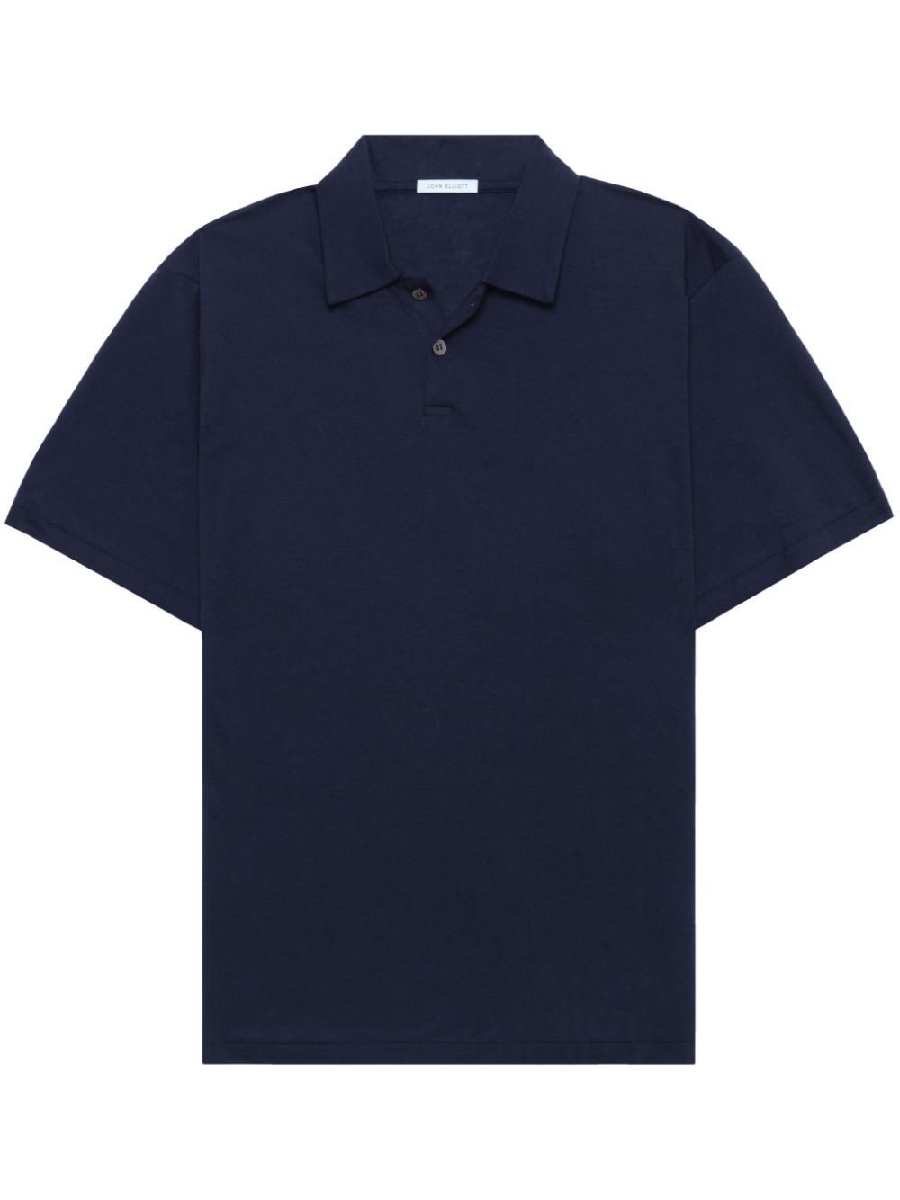 John Elliott cotton-cashmere polo shirt - Blue von John Elliott