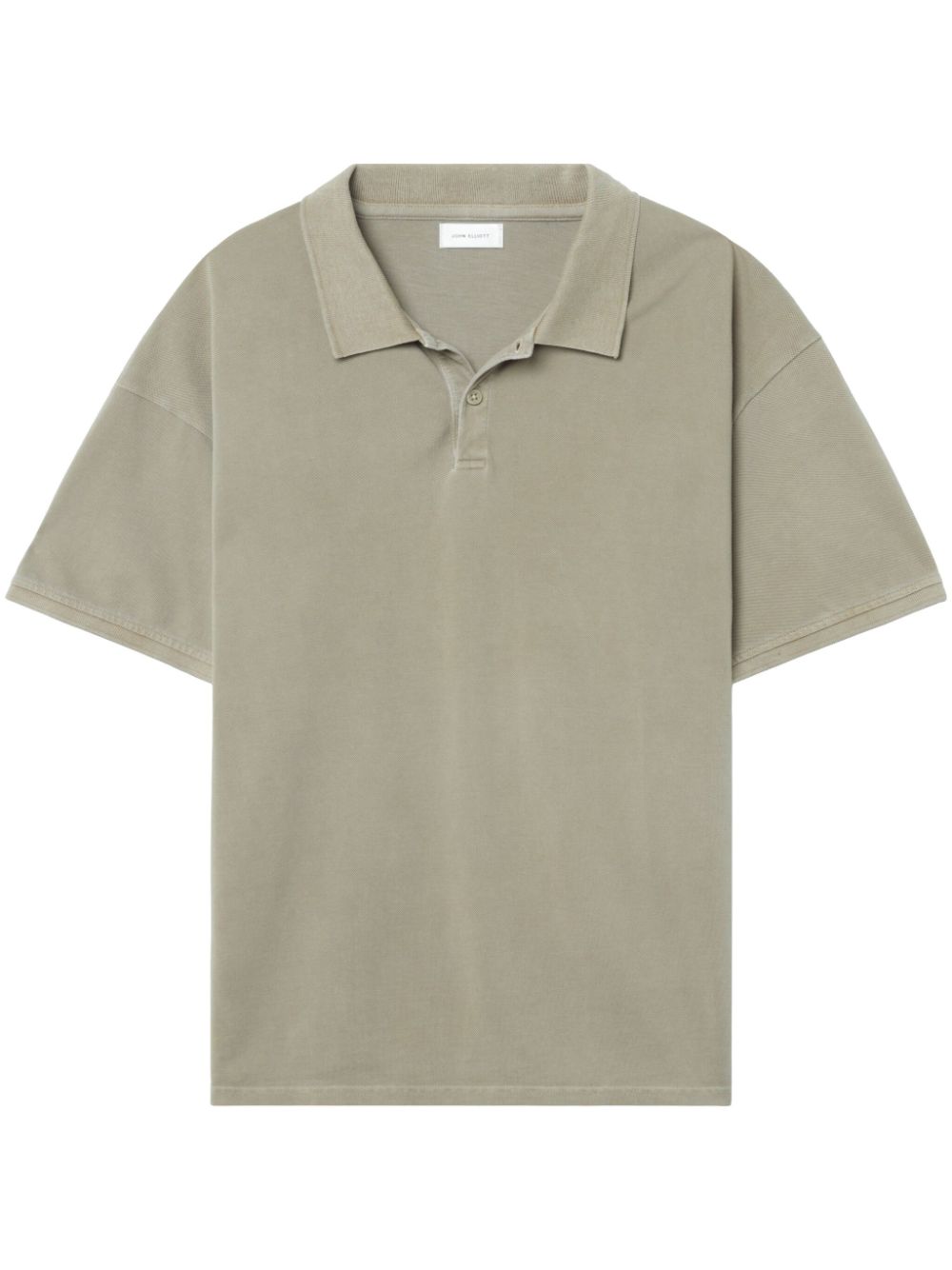 John Elliott cotton polo shirt - Green von John Elliott