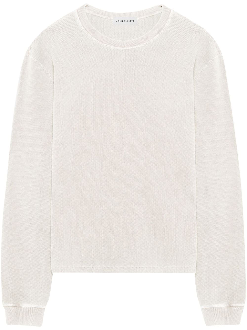 John Elliott crew-neck cotton sweatshirt - Neutrals von John Elliott