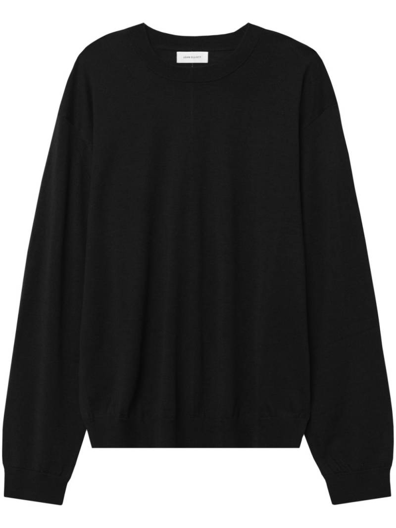 John Elliott crew-neck sweater - Black von John Elliott