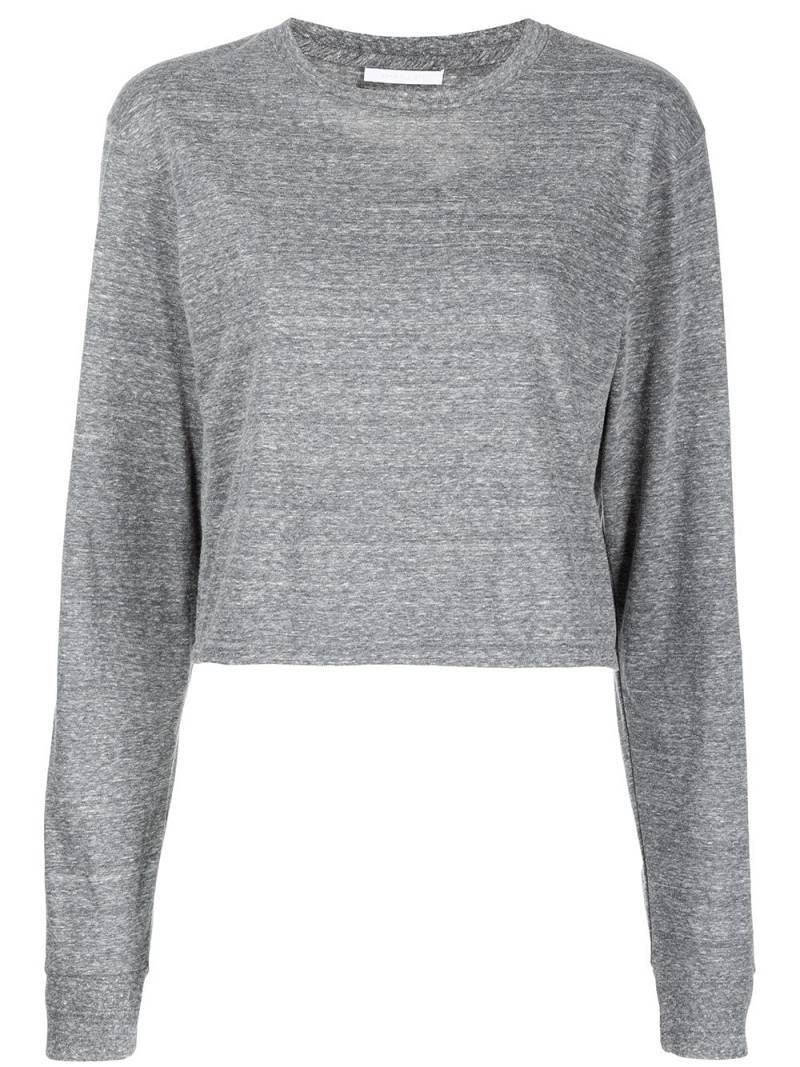 John Elliott cropped cotton T-Shirt - Grey von John Elliott