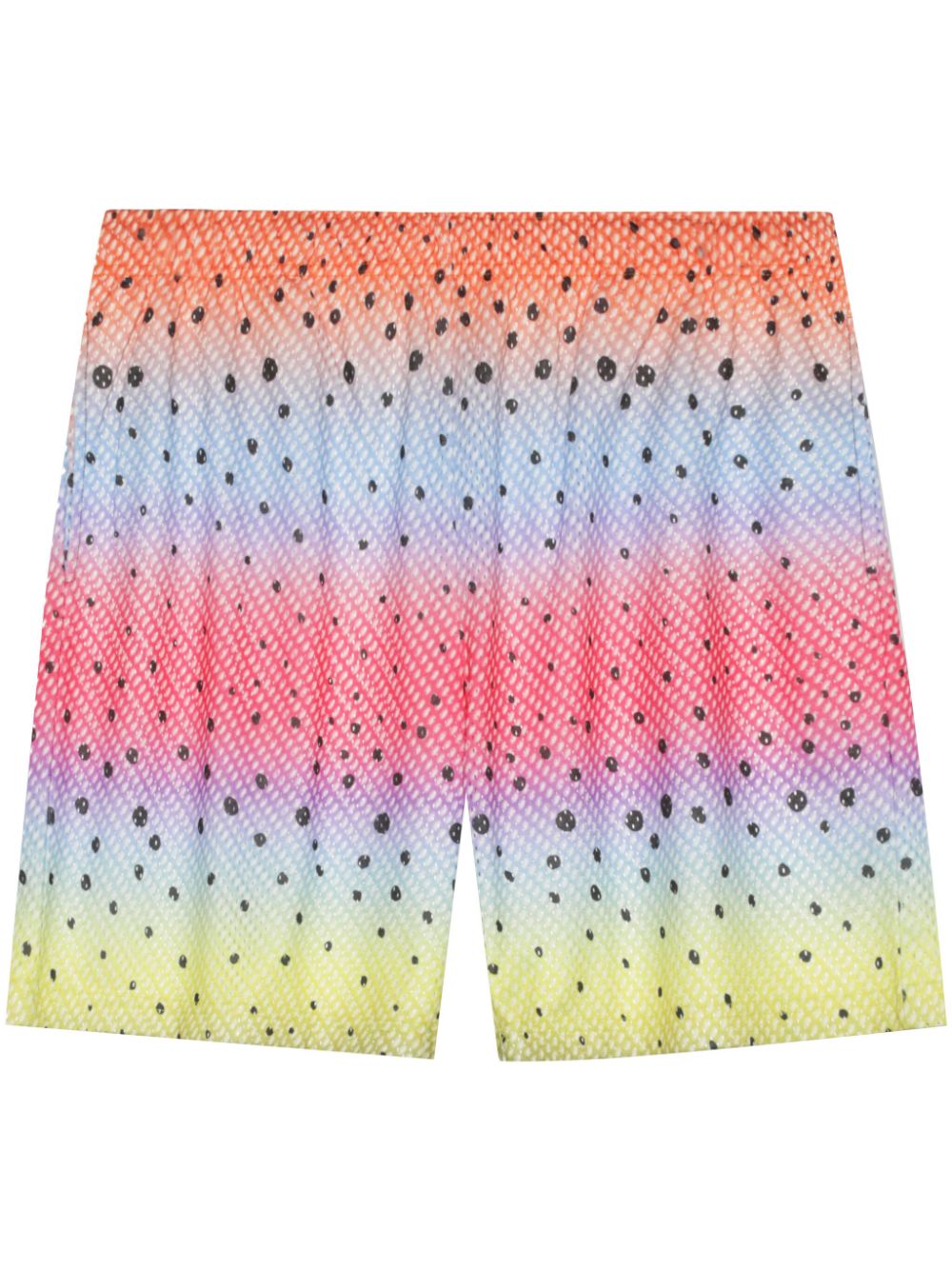 John Elliott polka dot-print gradient-effect shorts - Orange von John Elliott