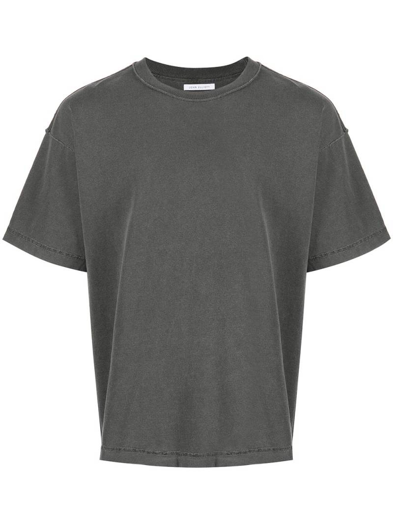 John Elliott reversed cropped cotton T-shirt - Grey von John Elliott