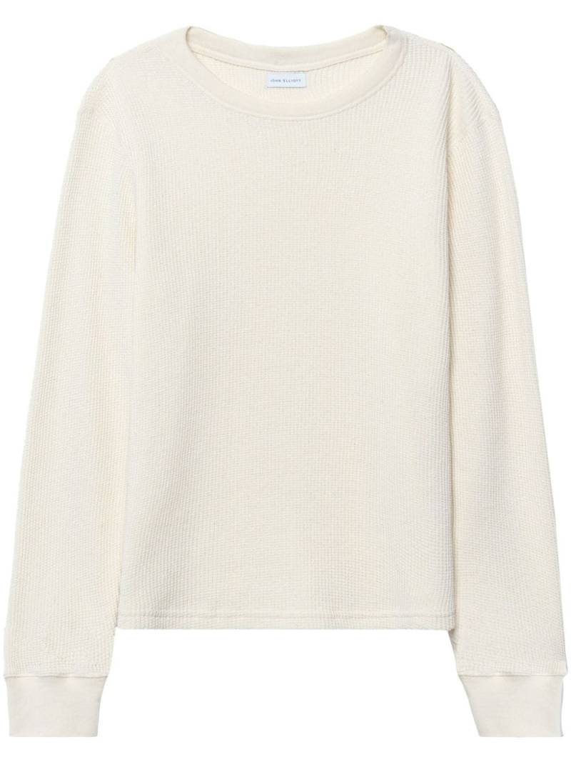 John Elliott ribbed-knit cotton jumper - Neutrals von John Elliott