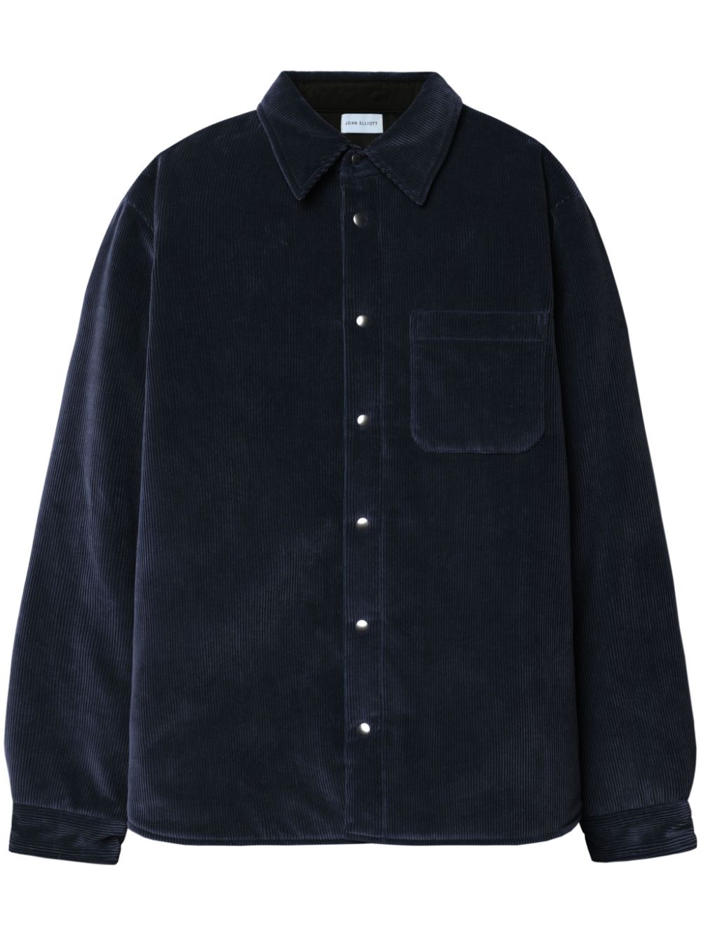 John Elliott ribbed knit shirt - Blue von John Elliott